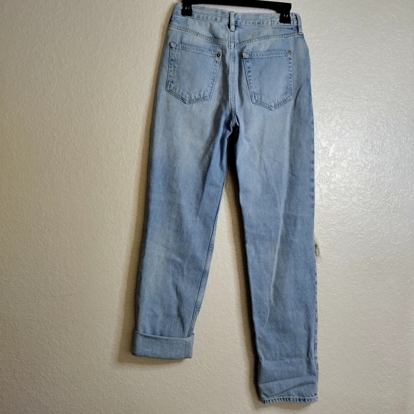 Free People we the free Lasso Jean in Foxtrot Light Wash Sz 26 - Picture 8 of 11